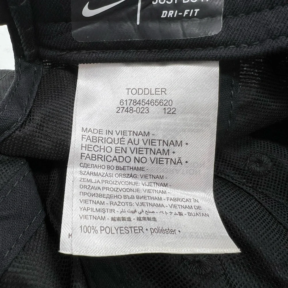 Nike Classic Black Hat with White Swoosh